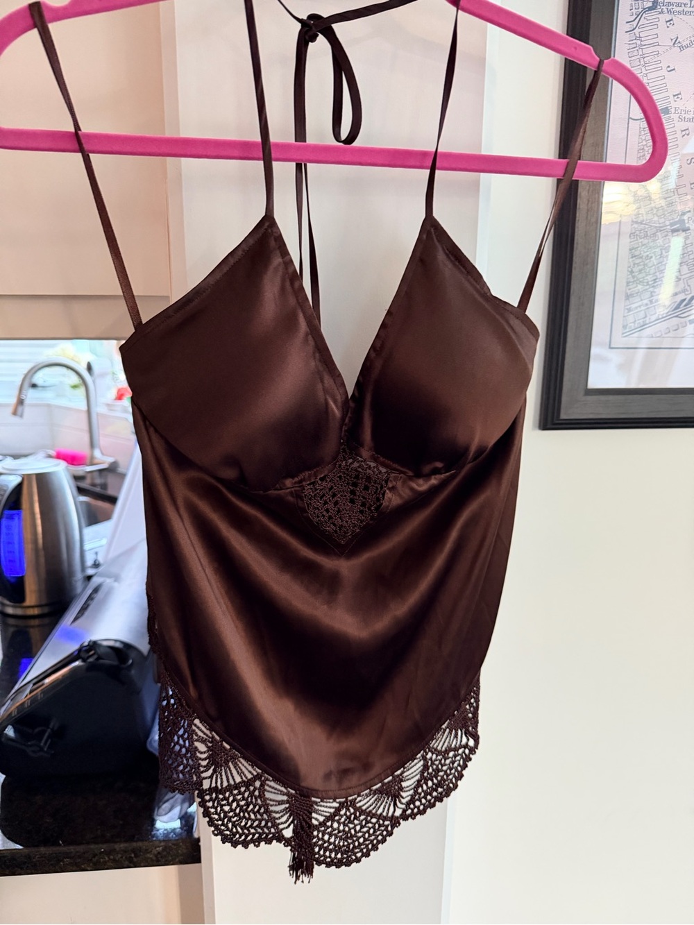 Vintage Guess Rare Deadstock Silk Halter Top